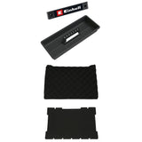 Cutii pentru scule E-Case originale Einhell, atelier rulant format din 3 genti, max. 120 kg, rezistente la praf + jet de apa, 44 x 40 x 70 cm, inclusiv sine laterale - imagine 2