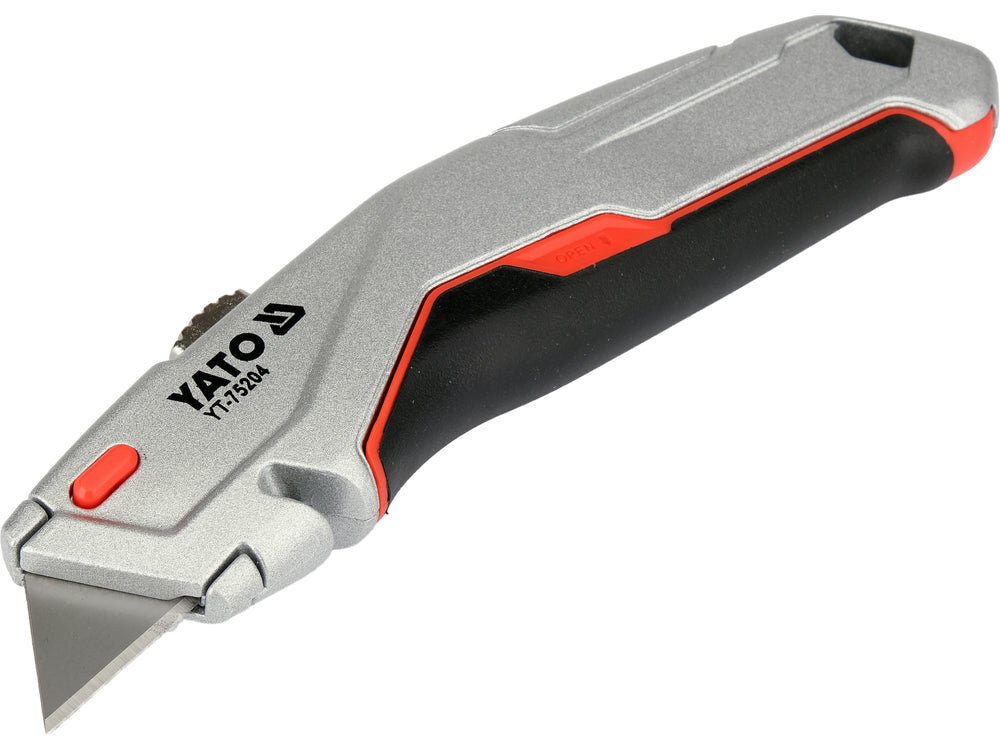 Cutit cu lama trapezoidala retractabila YATO YT-75204 - imagine 6