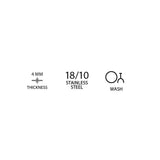 Cutit de desert Amarone Black, OVE, 190 mm