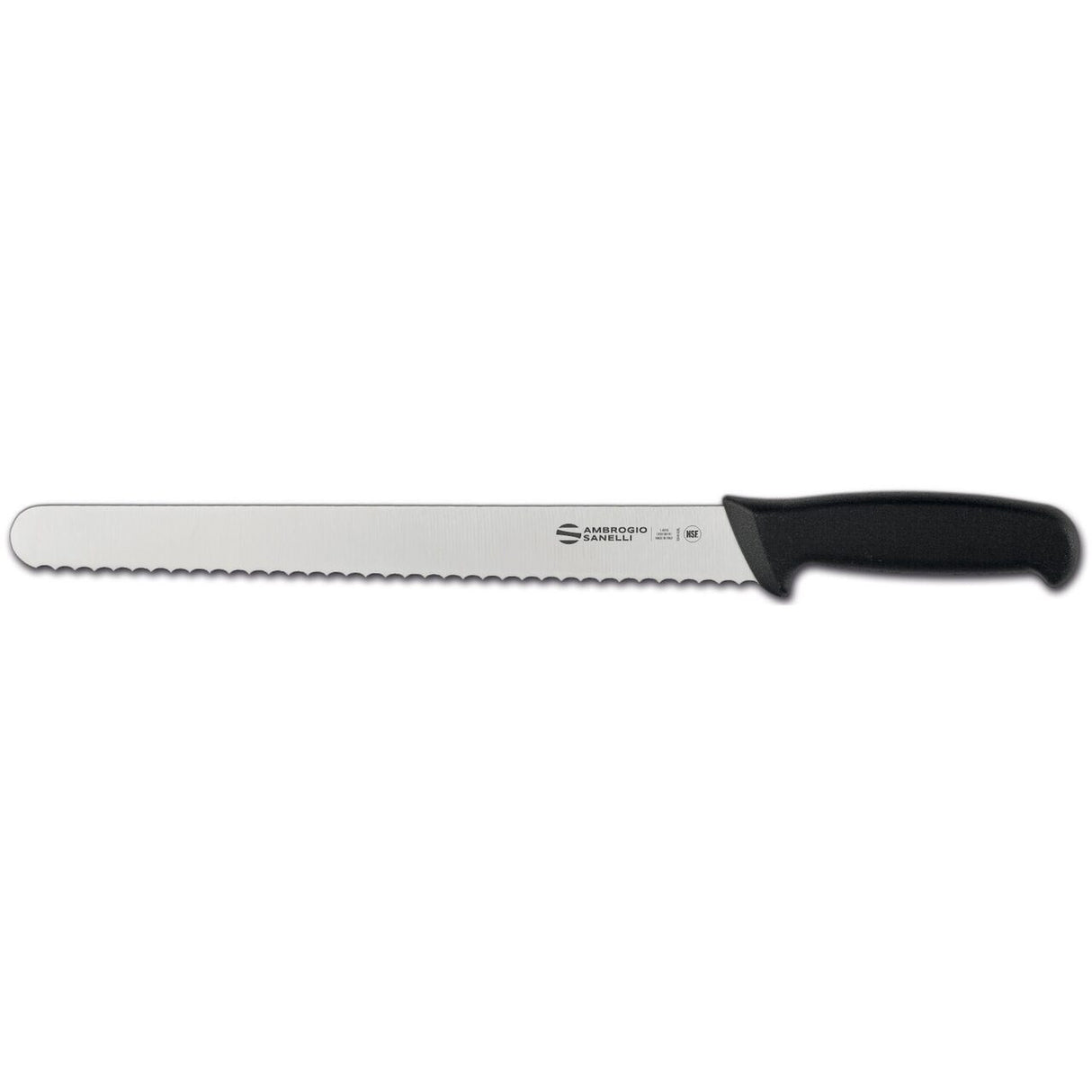 Cutit de paine Supra, Ambrogio Sanelli, lama zimtata, (L)420mm