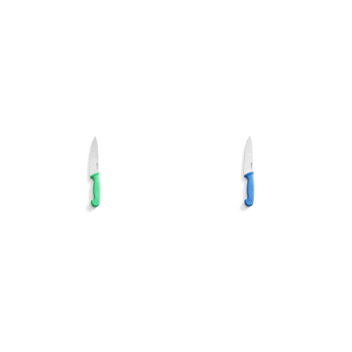 Cuțitul bucătarului verde + albastru (18cm)