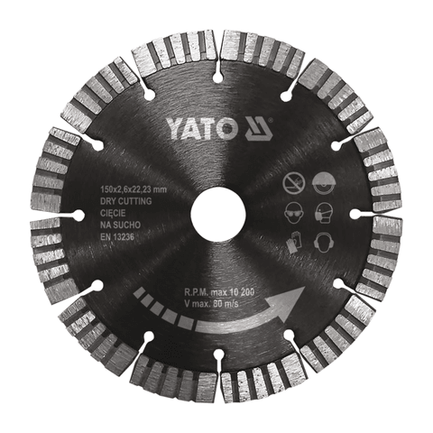DEBITATOR CANALE ZIDĂRIE Yato YT-82016, 150MM , 1800W , 8000 min YATO - scule electrice si unelte profesionale - BricoMart