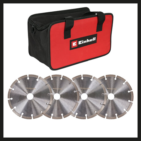 Debitor de canale pentru pereti Einhell TE - MA 1700, 1.700 W, reglare latime de taiere pana la 38 mm, adancime de taiere pana la 40 mm, pornire lina, protectie la supraincarcare, incl. 4 discuri de taiere diamantate Einhell - scule electrice si unelte profesionale - BricoMart