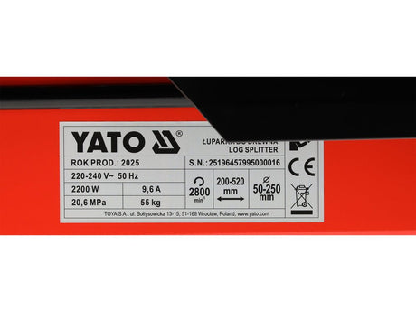 Despicator lemne YATO YT-79950 - imagine 8