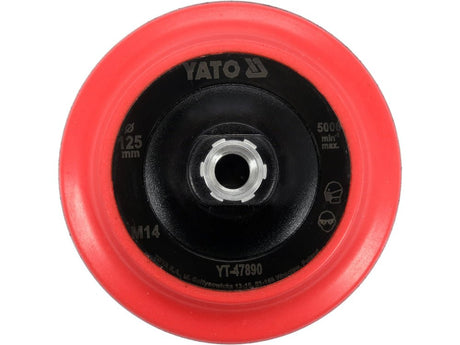 DISC DE LUSTRUIT CU VELCRO 125MM M14 Yato YT - 47890 - 80MM, 20MM Yato - scule electrice si unelte profesionale - BricoMart