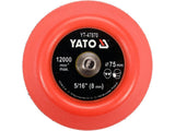 DISC DE LUSTRUIT CU VELCRO 75MM TH 5/16 Yato YT - 47870 - 12.000 rpm Yato - scule electrice si unelte profesionale - BricoMart