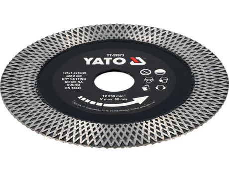 DISC PENTRU CERAMICA 125MM Yato YT - 59973 Yato - scule electrice si unelte profesionale - BricoMart