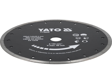 DISC PENTRU CERMICA (UMED) 250MM Yato YT - 59956 Yato - scule electrice si unelte profesionale - BricoMart