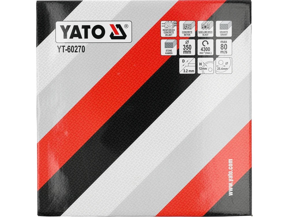 DISC PENTRU CUTTER BETON 350MM Yato YT - 60270 Yato - scule electrice si unelte profesionale - BricoMart