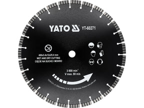 DISC PENTRU CUTTER BETON 400MM Yato YT - 60271 Yato - scule electrice si unelte profesionale - BricoMart