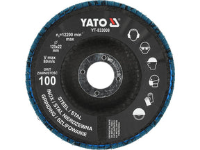 Disc pentru slefuit P100 YATO YT-833008, 125 mm