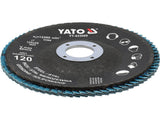 Disc pentru slefuit P120 YATO YT-833009, 125 mm - imagine 2