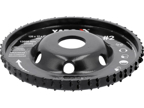 DISC RASPEL CUTTER 120X12MM NR2 Yato YT - 59183 Yato - scule electrice si unelte profesionale - BricoMart