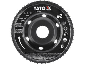 DISC RASPEL CUTTER 120X12MM NR2 Yato YT - 59183 Yato - scule electrice si unelte profesionale - BricoMart