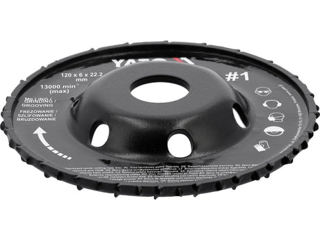 DISC RASPEL CUTTER 120X6MM NR1 Yato YT - 59180 Yato - scule electrice si unelte profesionale - BricoMart