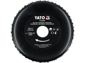 DISC RASPEL PENTRU LEMN 125MM Yato YT - 59146 Yato - scule electrice si unelte profesionale - BricoMart