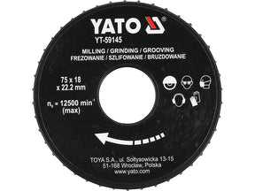 DISC RASPEL PENTRU LEMN 75MM Yato YT - 59145 Yato - scule electrice si unelte profesionale - BricoMart
