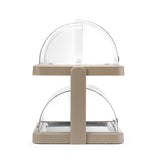 Display racire rolltop bej dublu, cu 4 elemente de racire