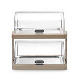 Display racire rolltop bej dublu, cu 4 elemente de racire