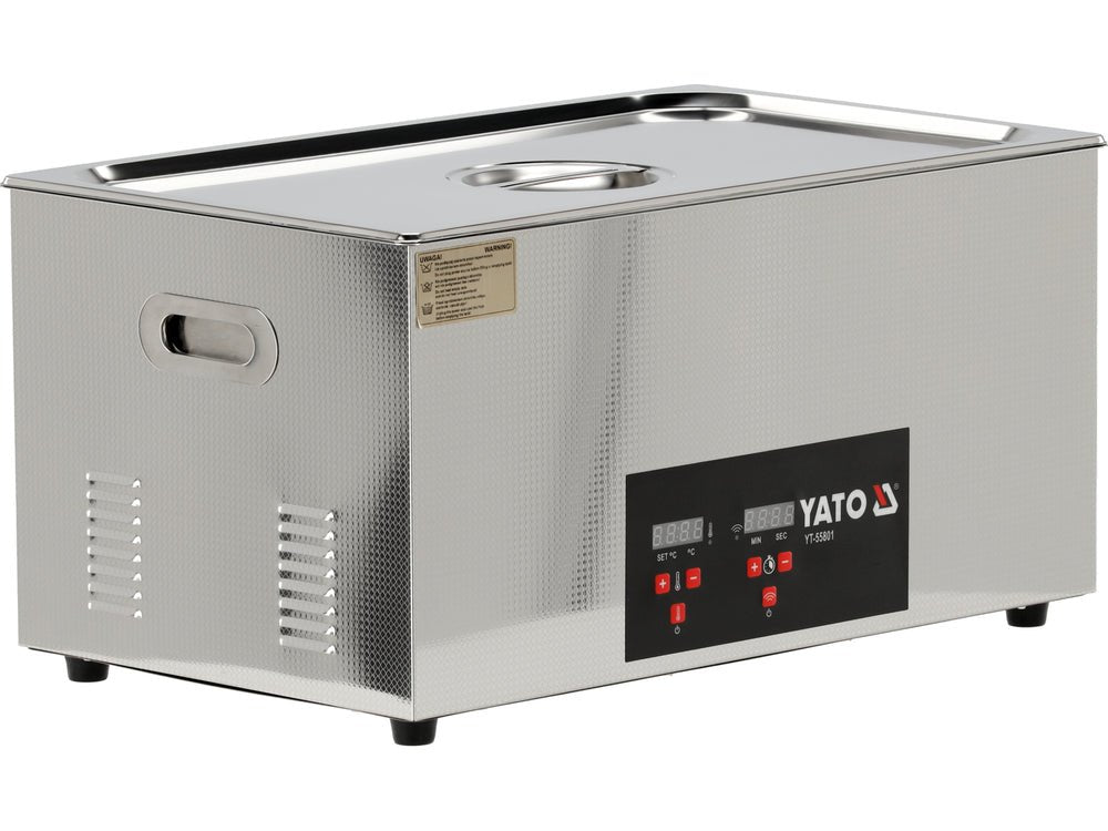 DISPOZITIV PENTRU CURATAT PIESE CU ULTRASUNETE, 22L Yato YT - 55801 - 480 W, 22 l, 500x300x150 mm, 500x325x285 mm Yato - scule electrice si unelte profesionale - BricoMart
