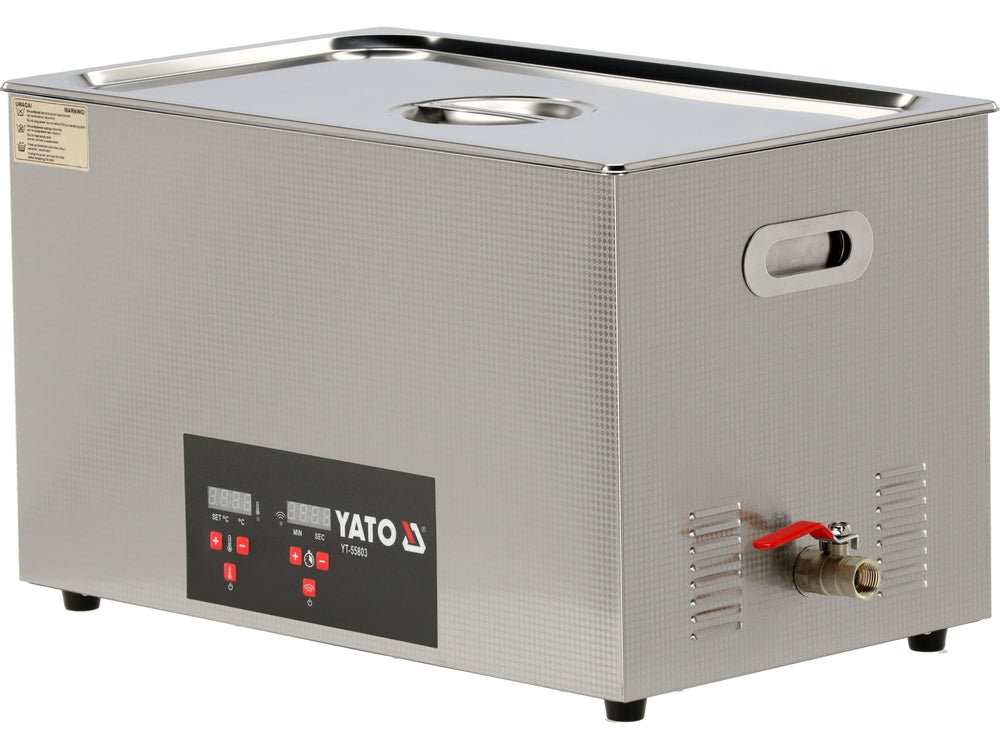 DISPOZITIV PENTRU CURATAT PIESE CU ULTRASUNETE, 30L Yato YT - 55803 - 600 W, 500 W, 30 l, 500x300x200 mm Yato - scule electrice si unelte profesionale - BricoMart