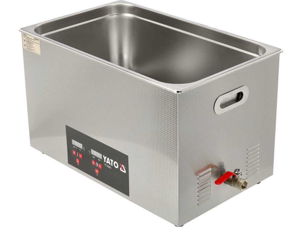 DISPOZITIV PENTRU CURATAT PIESE CU ULTRASUNETE, 30L Yato YT - 55803 - 600 W, 500 W, 30 l, 500x300x200 mm Yato - scule electrice si unelte profesionale - BricoMart