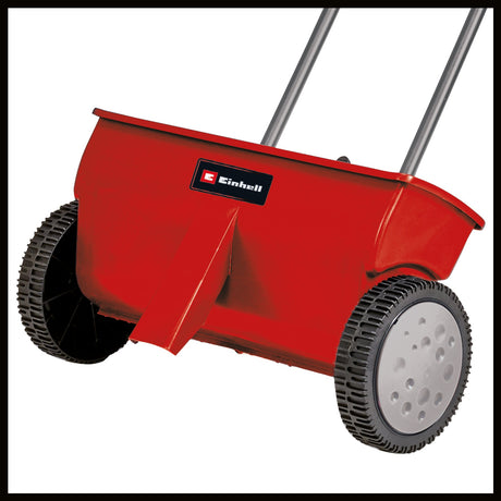 Distribuitor cereale/seminte Einhell GC - SR 12, 12l, latime de impingere 45cm, bara dubla de impingere, blocaje cu arc pe ambele parti, maneta de reglare, rola rezistenta la coroziune, carcasa din plastic rezistenta la impact Einhell - scule electrice si unelte profesionale - BricoMart