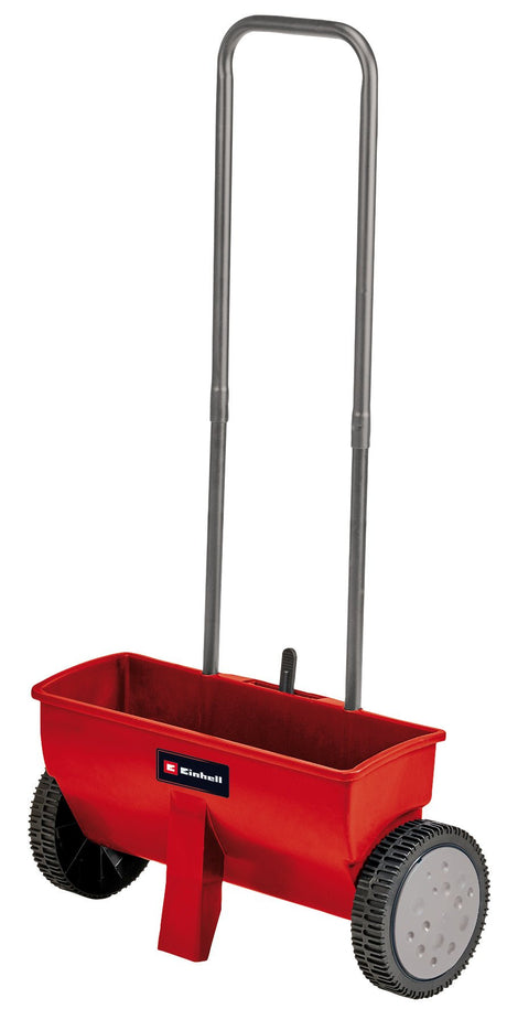 Distribuitor cereale/seminte Einhell GC - SR 12, 12l, latime de impingere 45cm, bara dubla de impingere, blocaje cu arc pe ambele parti, maneta de reglare, rola rezistenta la coroziune, carcasa din plastic rezistenta la impact Einhell - scule electrice si unelte profesionale - BricoMart