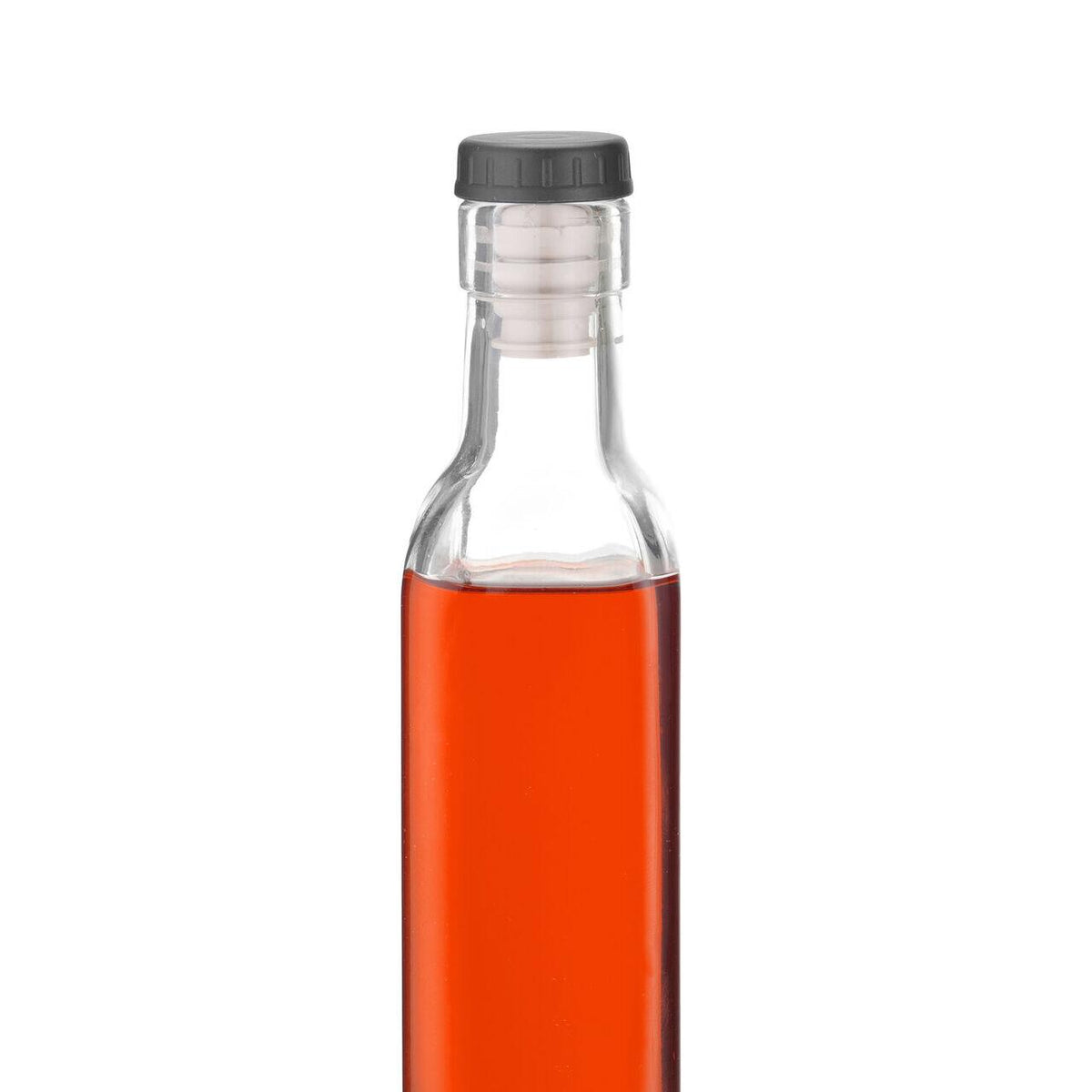 Dop cu capac negru, set de 6 buc.