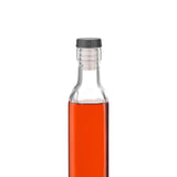 Dop cu capac negru, set de 6 buc.