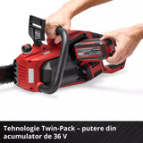Drujba pe acumulator Einhell Professional GP-LC 36/40 Li BL-Solo,36 V, lungime taiere 38 cm, brushless, viteza lant 19 m/s, ungere automata lant, fara baterie - imagine 6