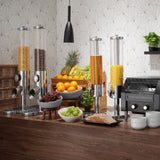 Dozator de cereale De Luxe 5 l, Fine Dine, Argintiu