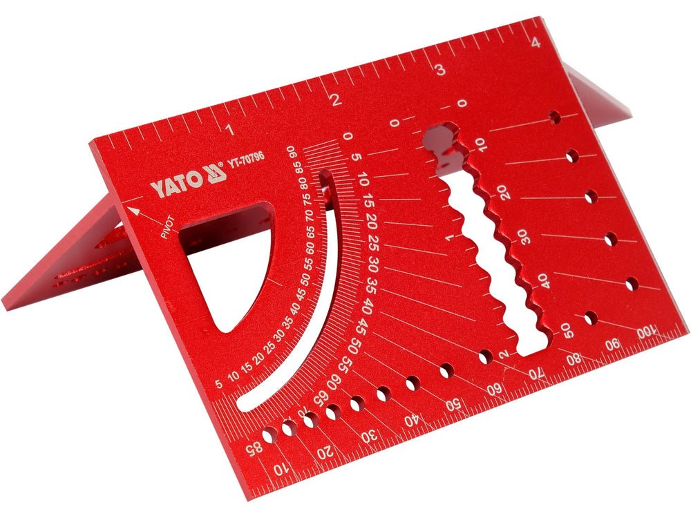 ECHER UNIVERSAL 3D DIN ALUMINIU Yato YT - 70796 Yato - scule electrice si unelte profesionale - BricoMart