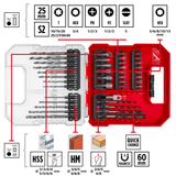 Einhell K - BIT - SETS L - CASE Box 40pc LS Einhell - scule electrice si unelte profesionale - BricoMart