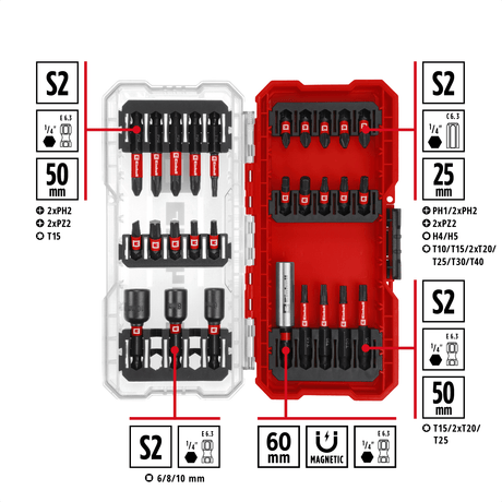 Einhell K - BIT - SETS S - CASE Box Set 28pcs LS Einhell - scule electrice si unelte profesionale - BricoMart