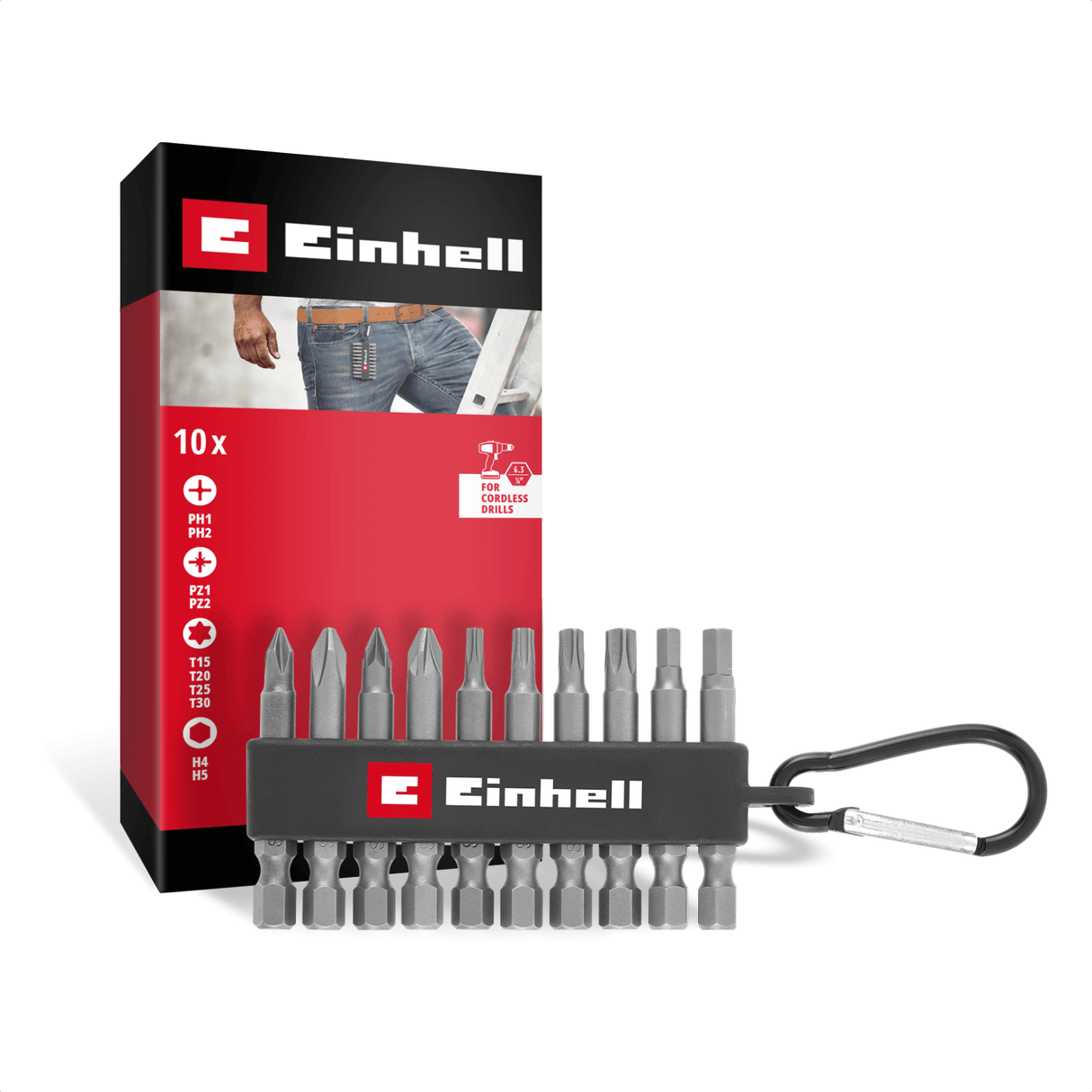 Einhell K - BIT - SETS Snap Hook Bit Set 10pcs Einhell - scule electrice si unelte profesionale - BricoMart