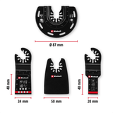 Einhell K - OMTACCES Multi - Tool - Set 4 - pcs Einhell - scule electrice si unelte profesionale - BricoMart