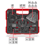 Einhell K - OMTACCES XLPLUS - CASE OMT 35tlg. Metal Einhell - scule electrice si unelte profesionale - BricoMart