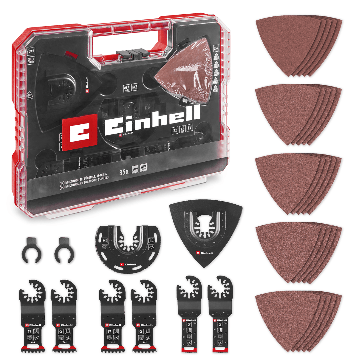 Einhell K - OMTACCES XLPLUS - CASE OMT 35tlg. Wood Einhell - scule electrice si unelte profesionale - BricoMart