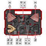 Einhell K - OMTACCES XXL - CASE Multitools 70pcs Einhell - scule electrice si unelte profesionale - BricoMart