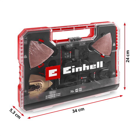 Einhell K - OMTACCES XXL - CASE Multitools 70pcs Einhell - scule electrice si unelte profesionale - BricoMart
