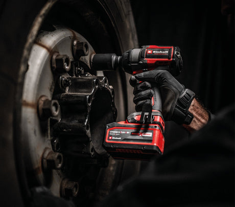 Einhell Professional Cheia de impact TP-CW 18/750-C Li BL-Solo PXC, 18 V, cuplu de 750 Nm, functie de oprire automata, motor fara perii, prindere patrata externa, fara baterie inclusa - imagine 5