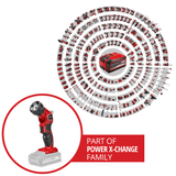 Einhell TE - CL 18 Li H PXC - Lampa fara acumulatori si incarcator , Li - Ion, 18 V, - Ah Einhell - scule electrice si unelte profesionale - BricoMart