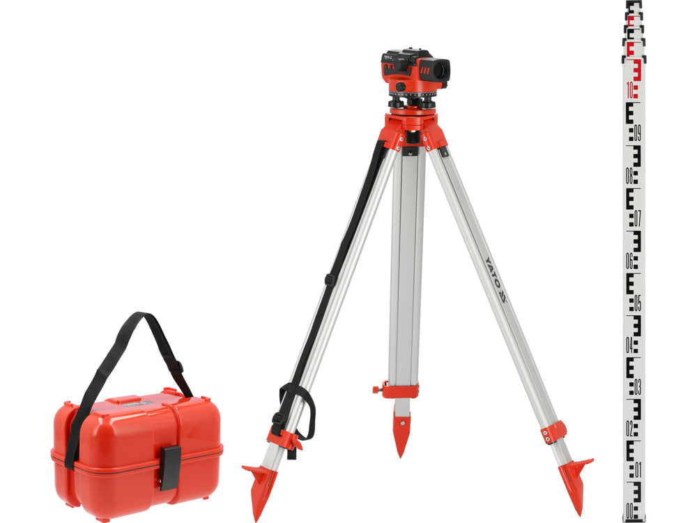 OPTIKAI SZINTMÉRŐ 32X + ÁLLVÁNY + ÁLLVÁNY YATO YT-30553, 100 M 