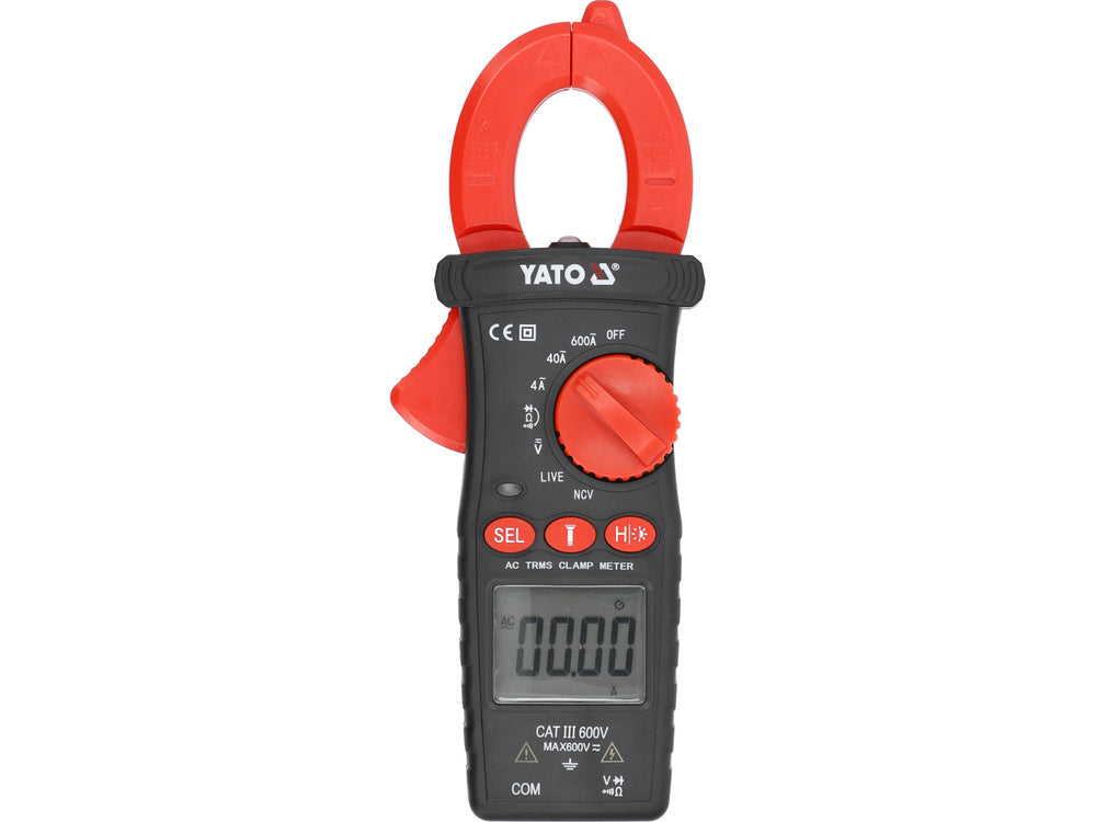 MULTIMETRO STIL CLEMA TRUE RMS YATO YT-730935 , AC 600A , LCD , DC 0-600 V  , AC 0-600 V