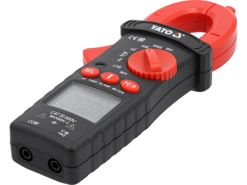 MULTIMETRO STIL CLEMA TRUE RMS YATO YT-730935 , AC 600A , LCD , DC 0-600 V  , AC 0-600 V