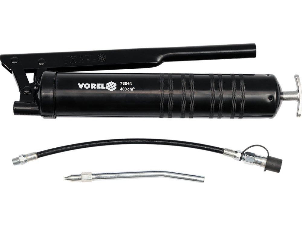 Gresor pneumatic pompa vaselina, Vorel 78041 aluminiu,41-69 MPa , 400 CM3