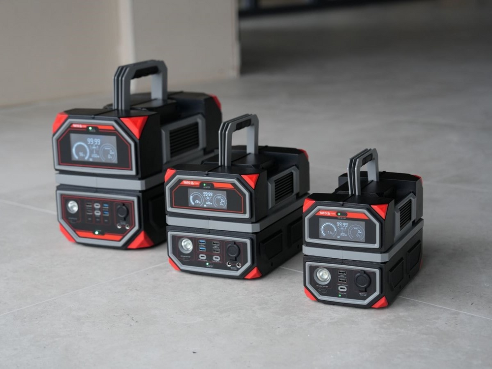 HORDOZHATÓ TÖLTŐÁLLOMÁS YATO YT-83091, 600W, 504WH, 230V, USB-C PD, 20000 mAh 