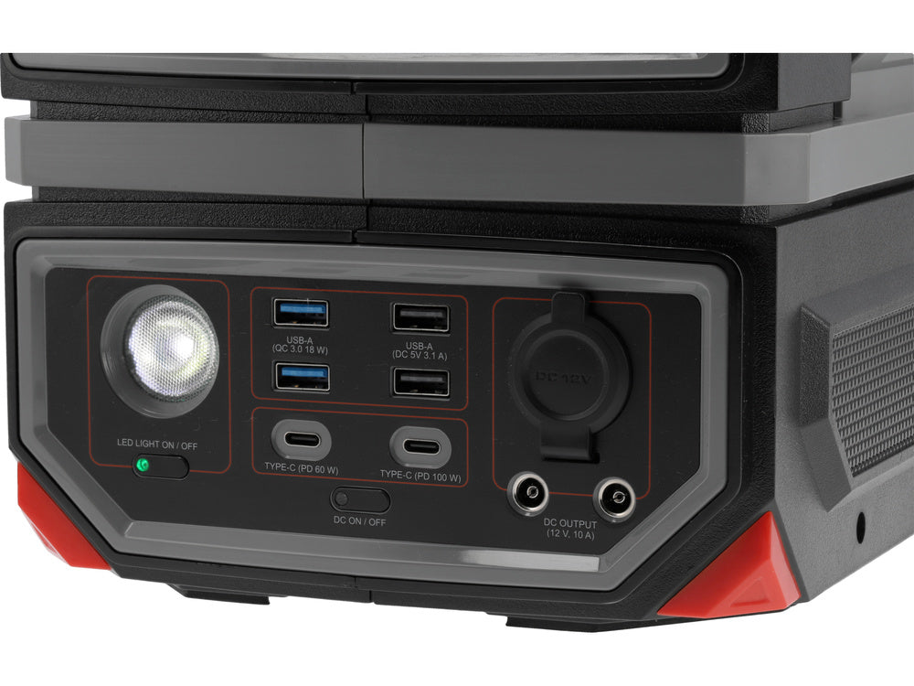 HORDOZHATÓ TÖLTŐÁLLOMÁS YATO YT-83091, 600W, 504WH, 230V, USB-C PD, 20000 mAh 