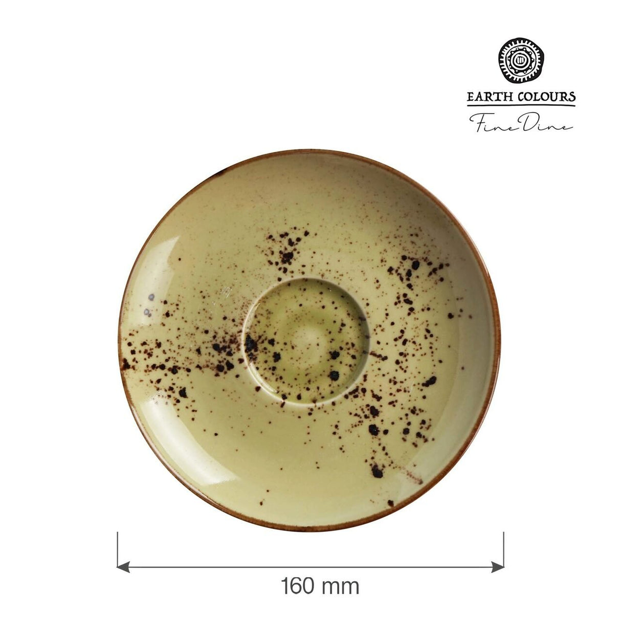 Farfurie Cappuccino Olive 160 mm Fine Dine